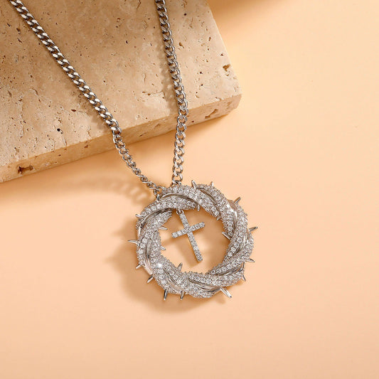 Hexagram-shaped pendant for necklaces